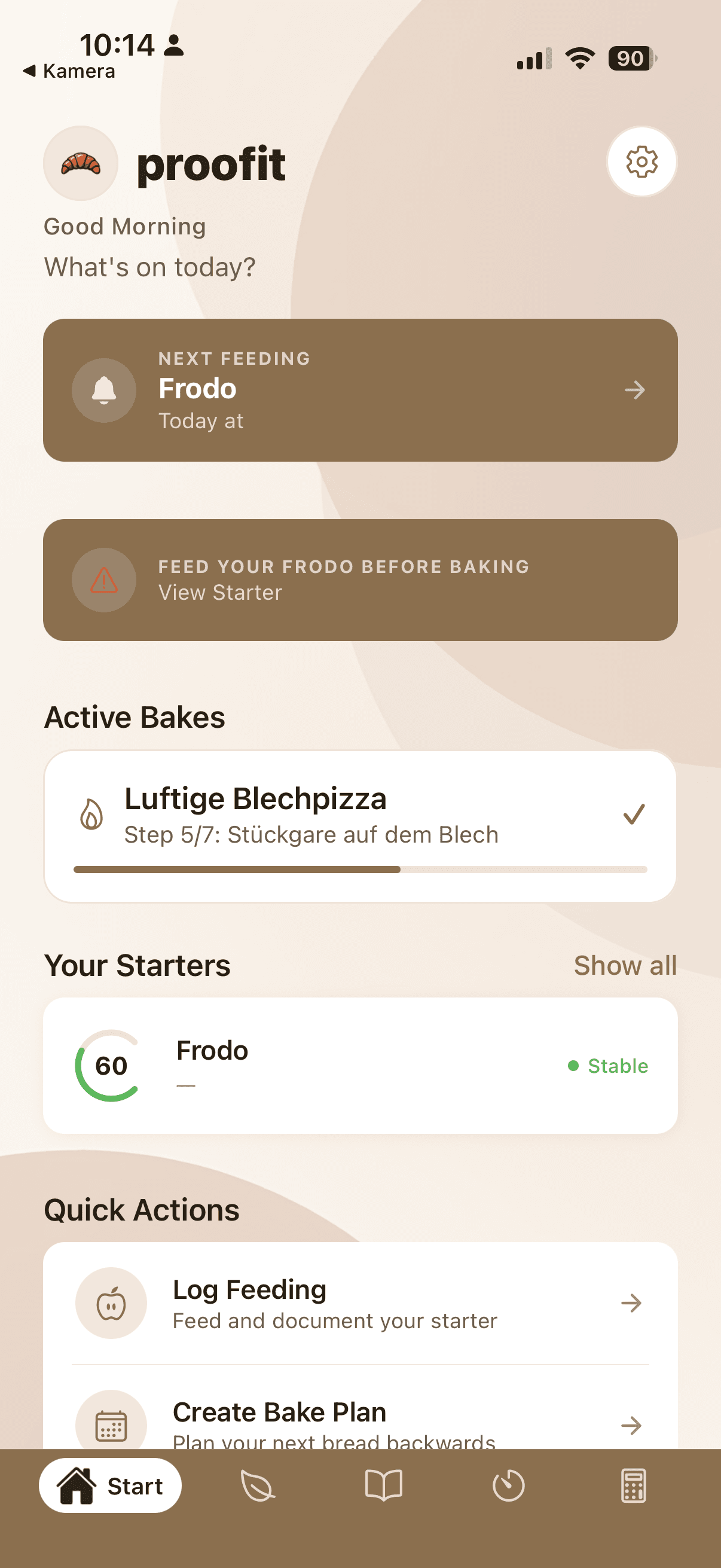 proofit app screenshot