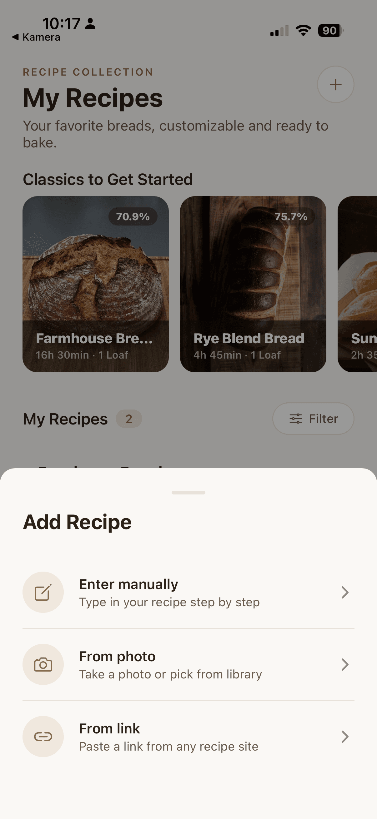 Turn photos and links into usable recipes