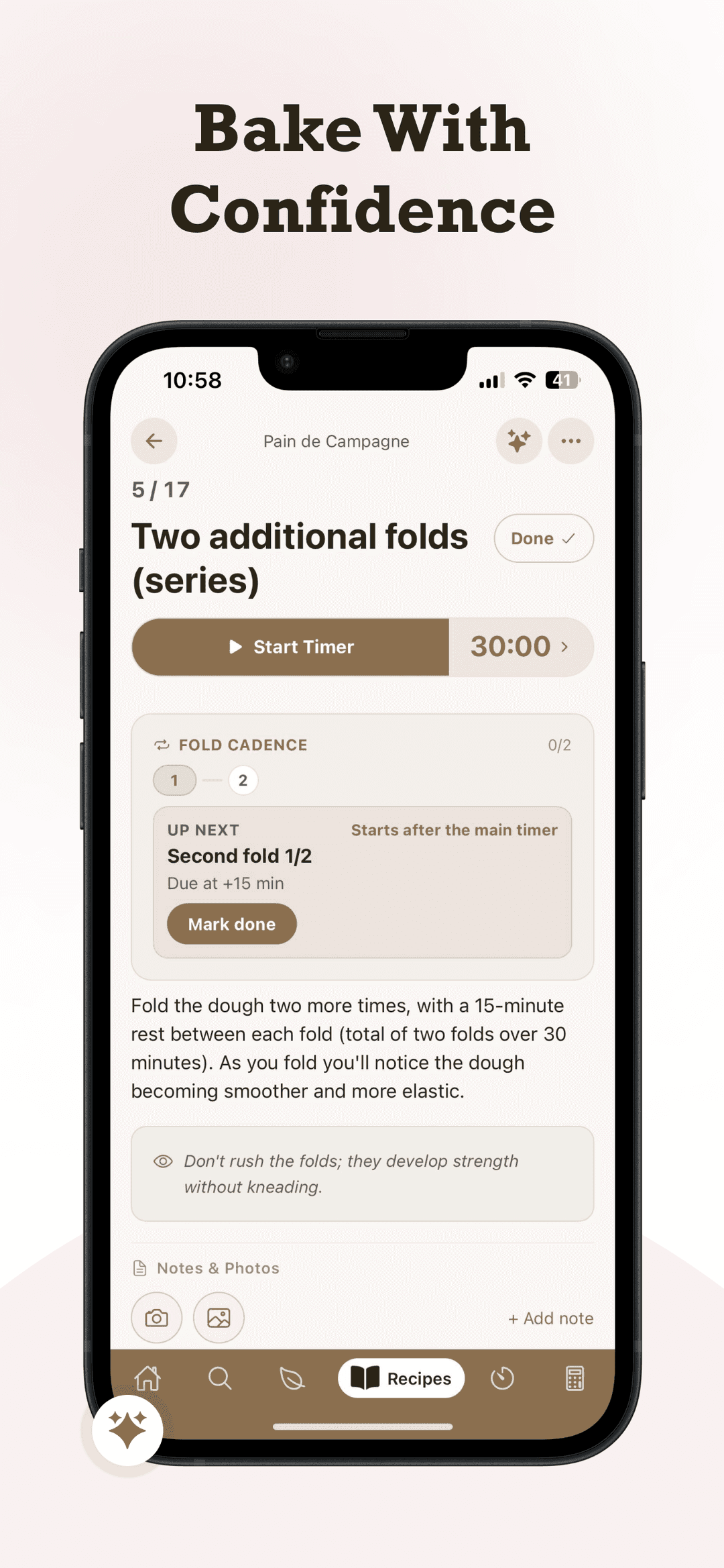 proofit app screenshot